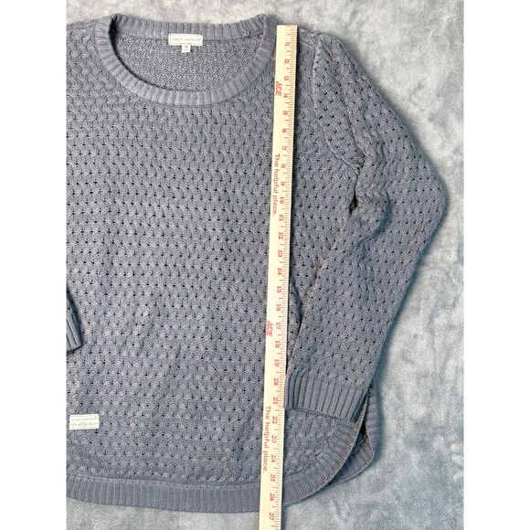 Simply Southern Women’s Sweater Grey Snap Tunic Size Medium - Picture 10 of 11